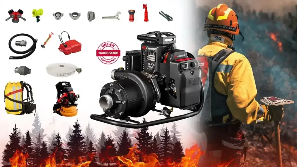 Equipos de prevención y control de incendios forestales en acción.